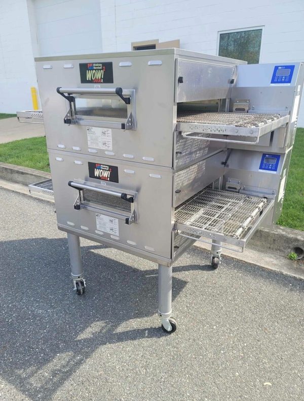Middleby Marshall Double 24" electric WOW pizza conveyor oven