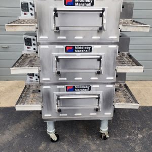 Middleby Marshall PS528G Triple Deck Conveyor Pizza Oven 18"