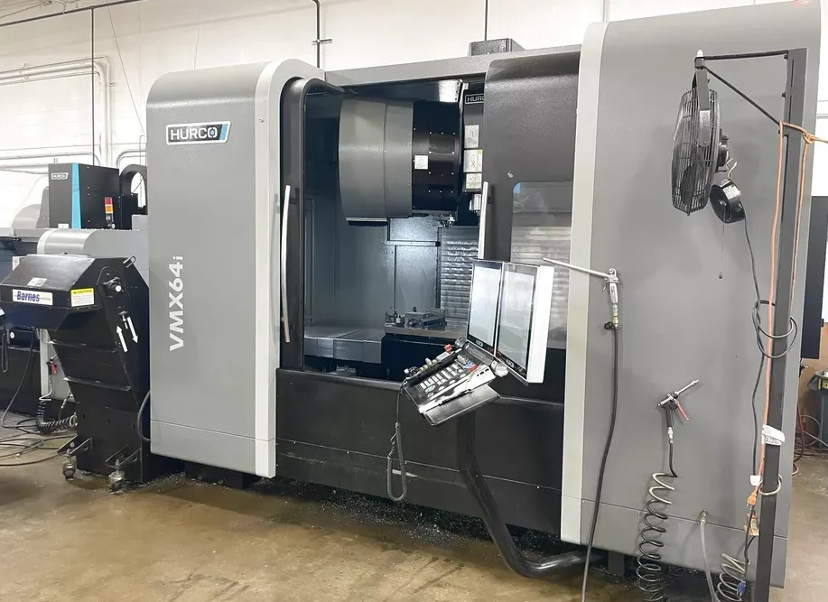 HURCO VMX64i CNC VMC, TSC, CC, 12K, CT40, 64" x 34" X/Y, 5900hrs, 2015