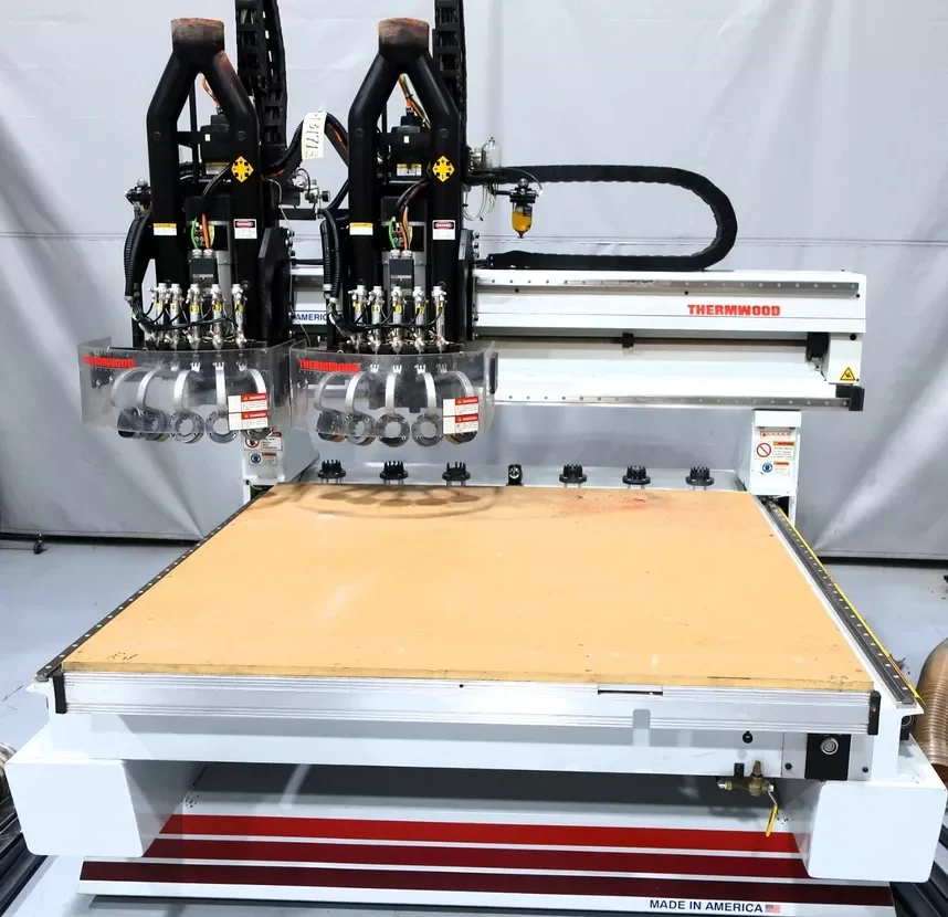 5' x 5' Dual Spindle Thermwood M45-55 CNC Router, New 2018
