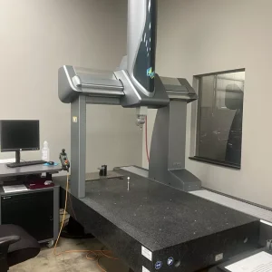 The Hexagon Global S Green 9.15.8 DCC Coordinate Measuring Machine (CMM) is a high-precision, bridge-style metrology system configured with a measuring envelope of 35.4″ (900 mm) in the X-axis, 59.1″ (1500 mm) in the Y-axis, and 31.5″ (800 mm) in the Z-axis. Built under Hexagon’s Enhanced Productivity Series (EPS), the "Green" tier is engineered for cost-effective, versatile throughput and reliability in standard manufacturing and production environments.
