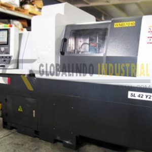 2017 Ganesh Genturn Sl-42Y2 8 Axis Hybrid Swiss CNC Lathe w Double Y Axis 42mm