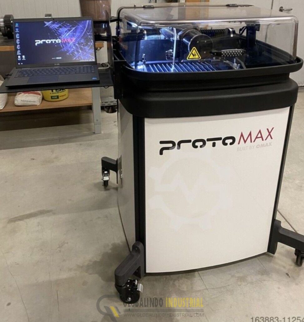 Protomax by omax water jet cutting machine