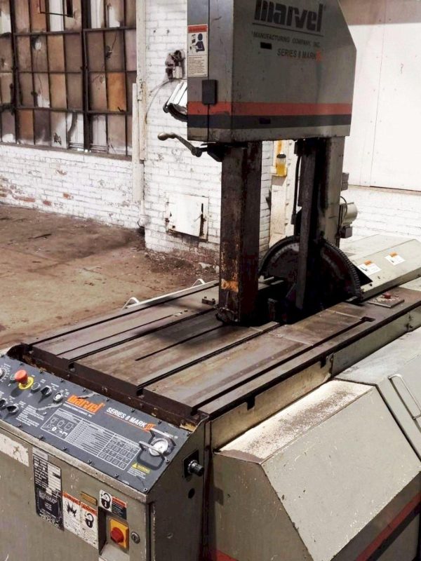 18 X 22 MARVEL 8-MARK III VERTICAL VERTICAL TILT BAND SAW - Image 2