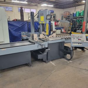 HEM Vertical Tilt frame Programmable Bandsaw Model V100HLA-3, 18 x 22 Mitering