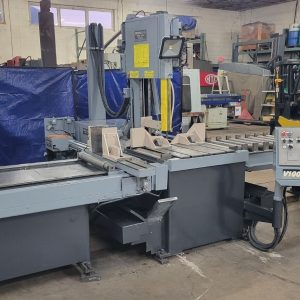 HEM Vertical Tilt frame Programmable Bandsaw Model V100HLA-3, 18 x 22 Mitering