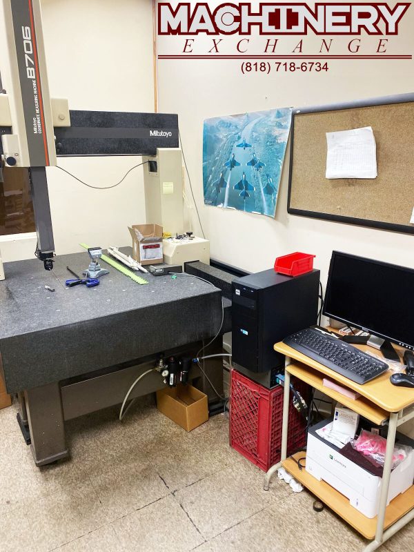 MITUTOYO B706 24x18 Coordinate Measuring Machine CMM w QUATRA CHECK - Image 4