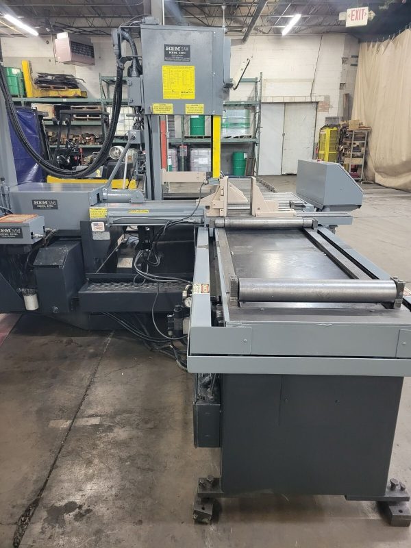 HEM Vertical Tilt frame Programmable Bandsaw Model V100HLA-3, 18 x 22 Mitering - Image 4