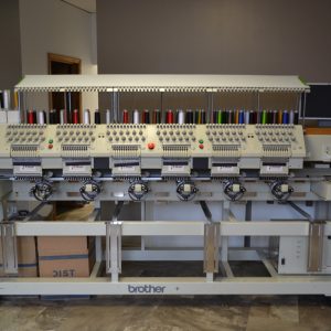 Brother 6 Head Commercial Embroidery Machine Sewing