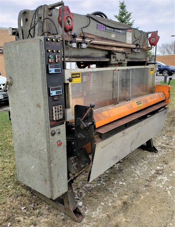 HERMAN SCHWABE Hydraulic Programmable Traveling Die Cutting  Impression Press - Image 2