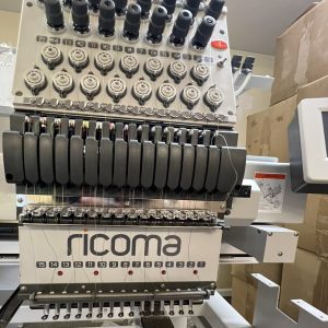 RICOMA MT-1502 Commercial Embroidery Machine - 2 Heads - 15 Needles