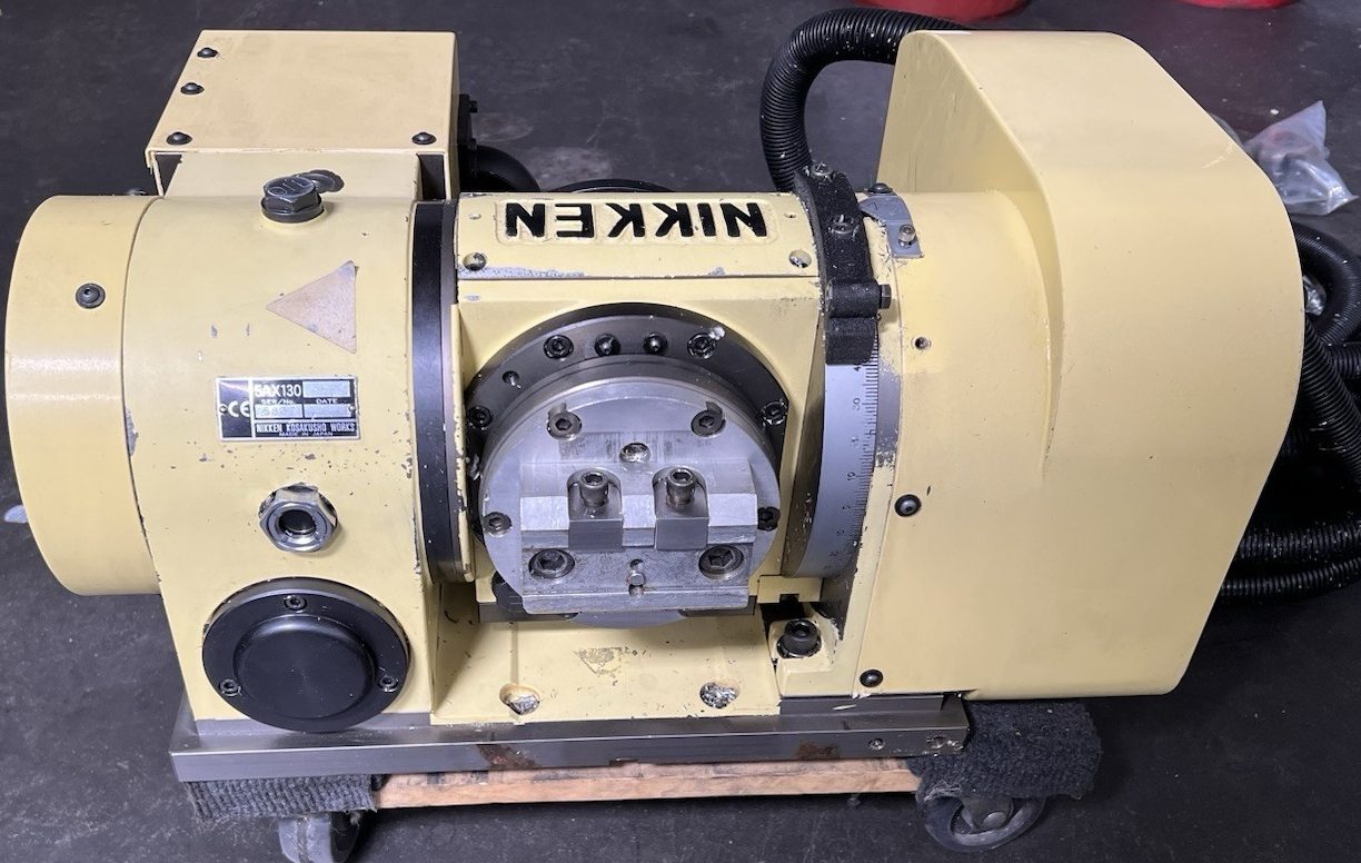 Nikken # 5AX130 - 2019 Model Haas 4th 5th Axis Rotary TR160BL TR210BL Brother Cn