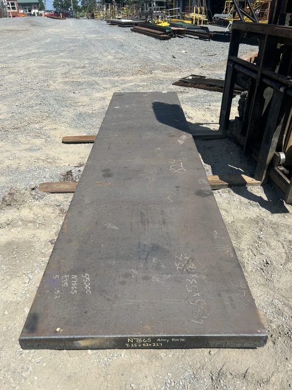 Alloy Plate 4.35 x 53 x 227 CNC Laser Plasma waterjet stock steel plate