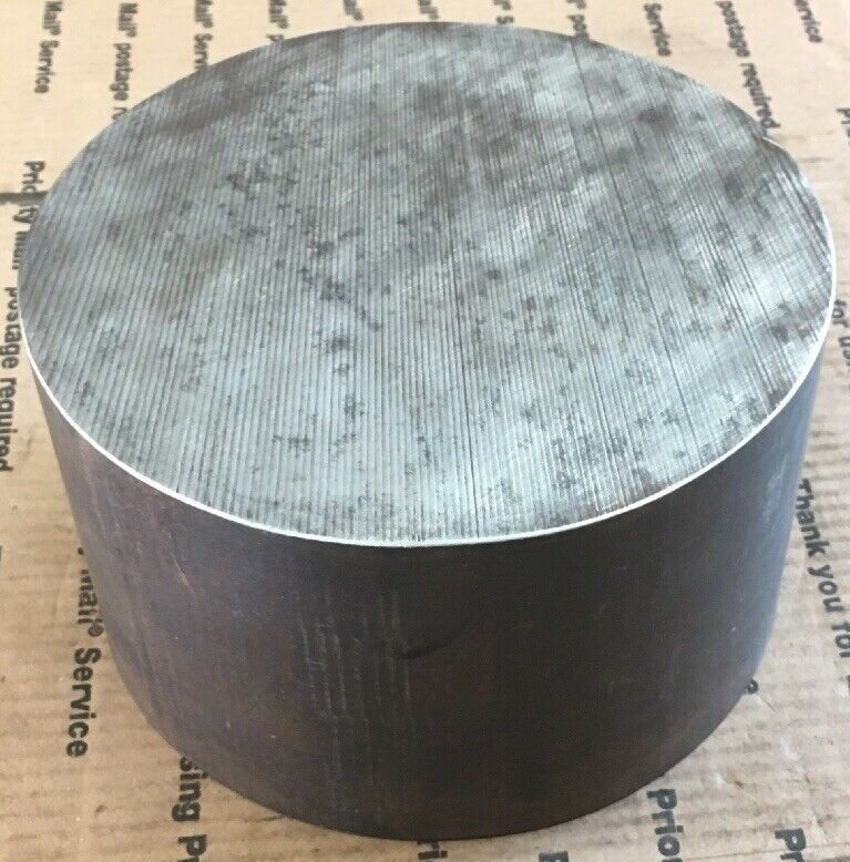 8” Solid Steel Round Bar 4 L Lathe Stock Machining Blacksmithing