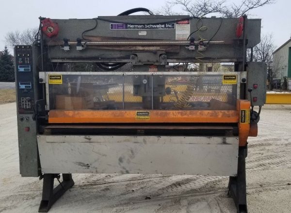 HERMAN SCHWABE Hydraulic Programmable Traveling Die Cutting  Impression Press