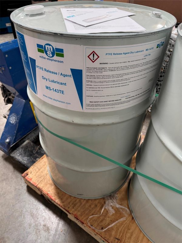 55 Gallon DRUM Miller-Stephenson PTFE Mold Release Agent Dry Lubricant MS-143TE