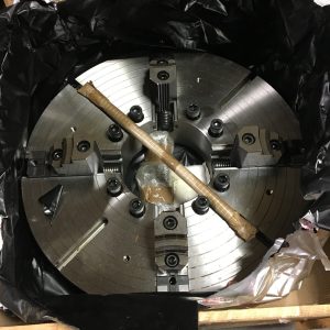 Cushman 32 4-Jaw Independent, Heavy Duty Lathe Chuck, 10.5 Thru Hole A15 Mount