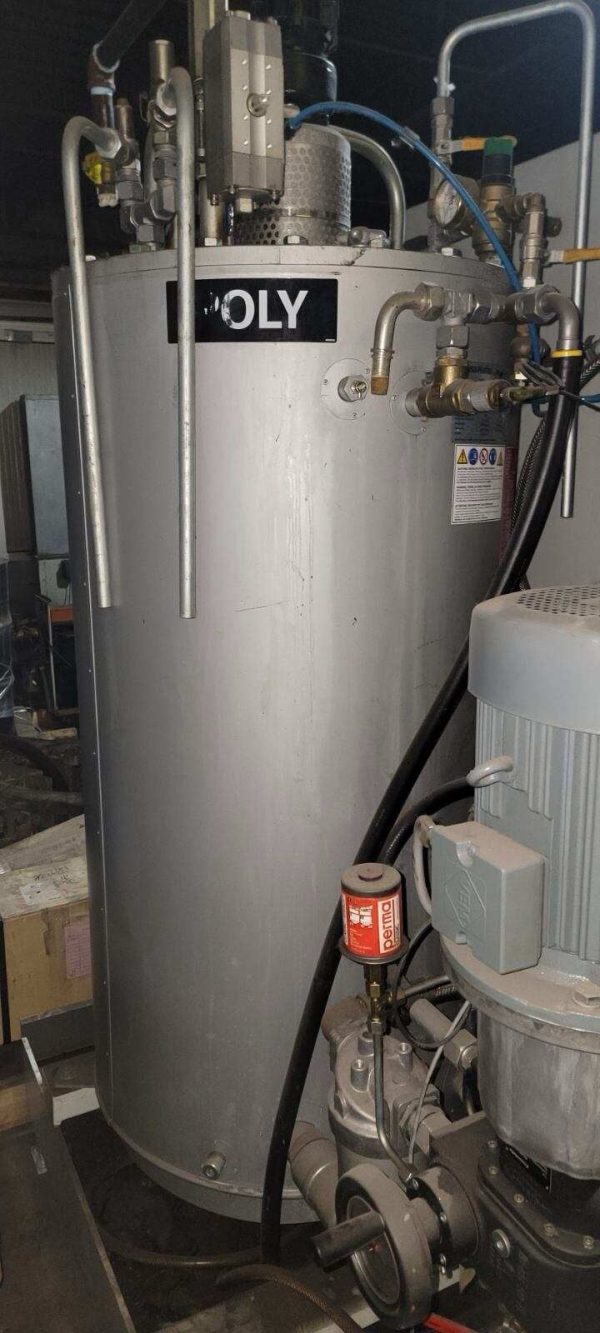 OMS pentane blending station with Krauss Maffei tank