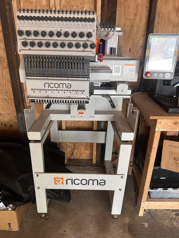 Ricoma MT-2001 Commercial Embroidery Machine 20 Head